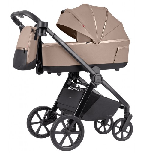 Carrello Omega Plus NEW'24  - wózek wielofunkcyjny, zestaw 2w1 z opcją 3w1 i 4w1 | Asteorid Beige